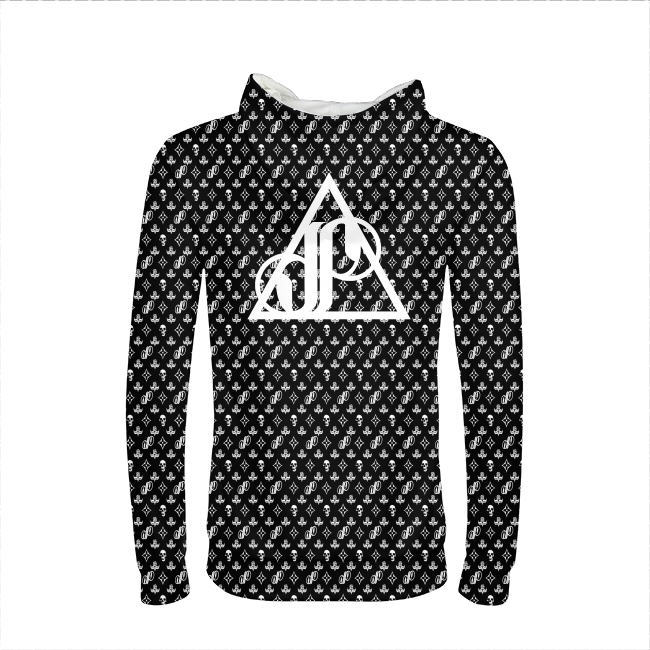 JPMonogram Black | unisex pullover hoodie