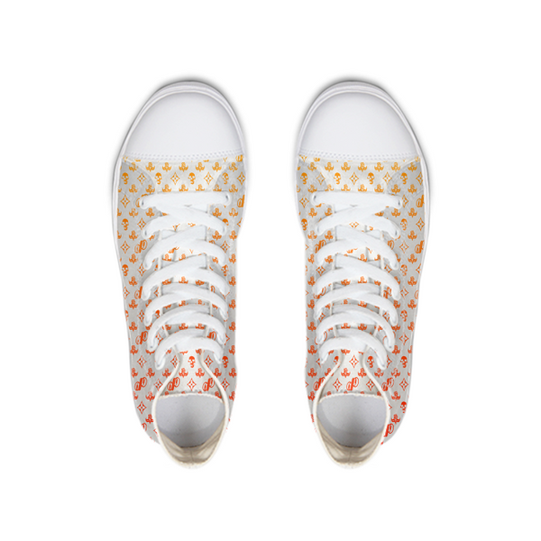 JPMonogram Rainbow |  canvas hightop shoe