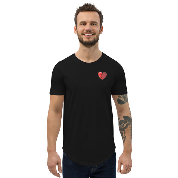 Healed Heart | men's Curved Hem T-Shirt 1