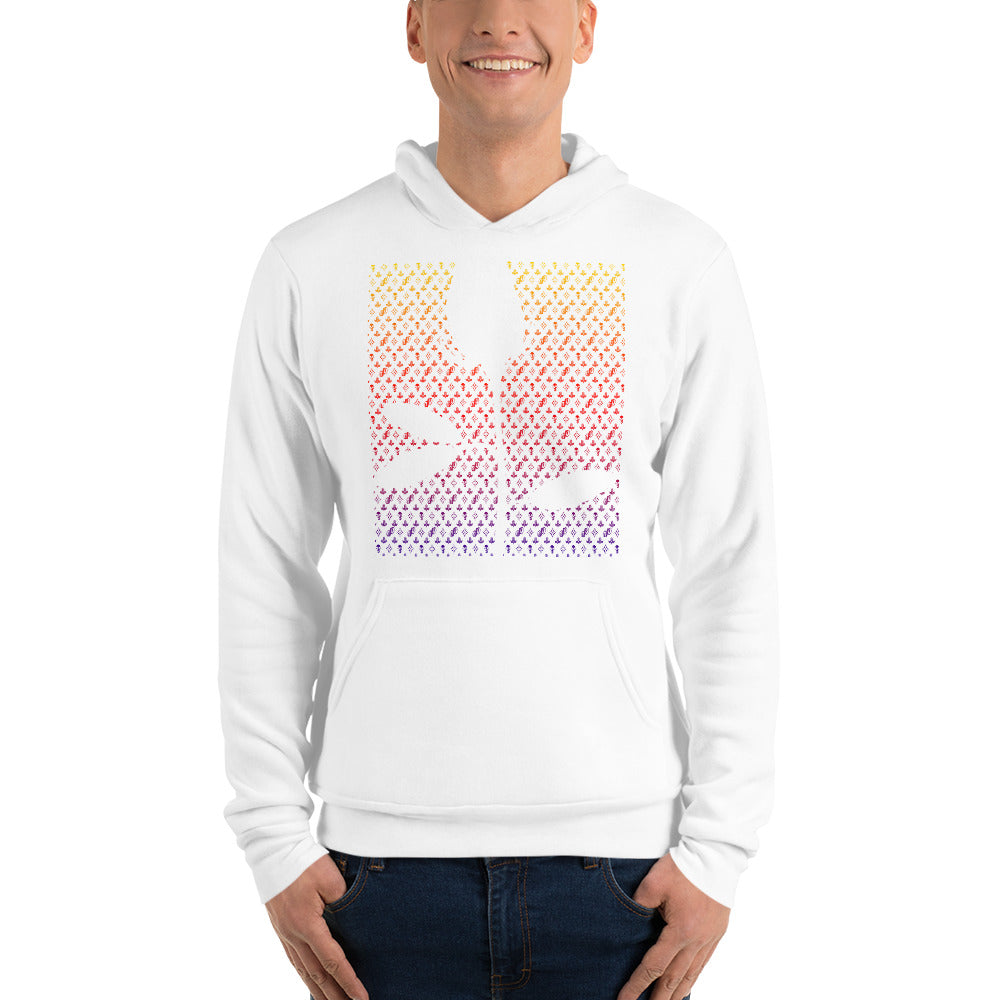 JPMonogram Rose | fleece unisex hoodie
