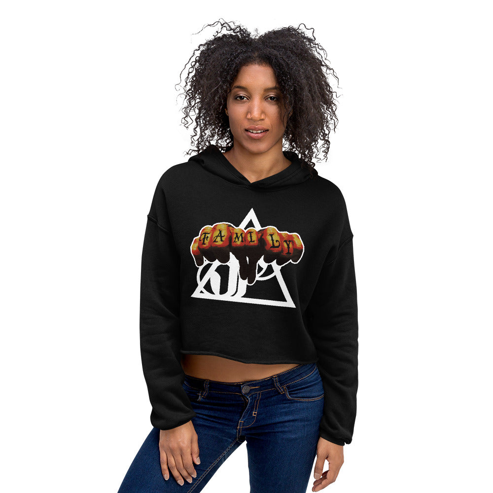 Family | crop hoodie
