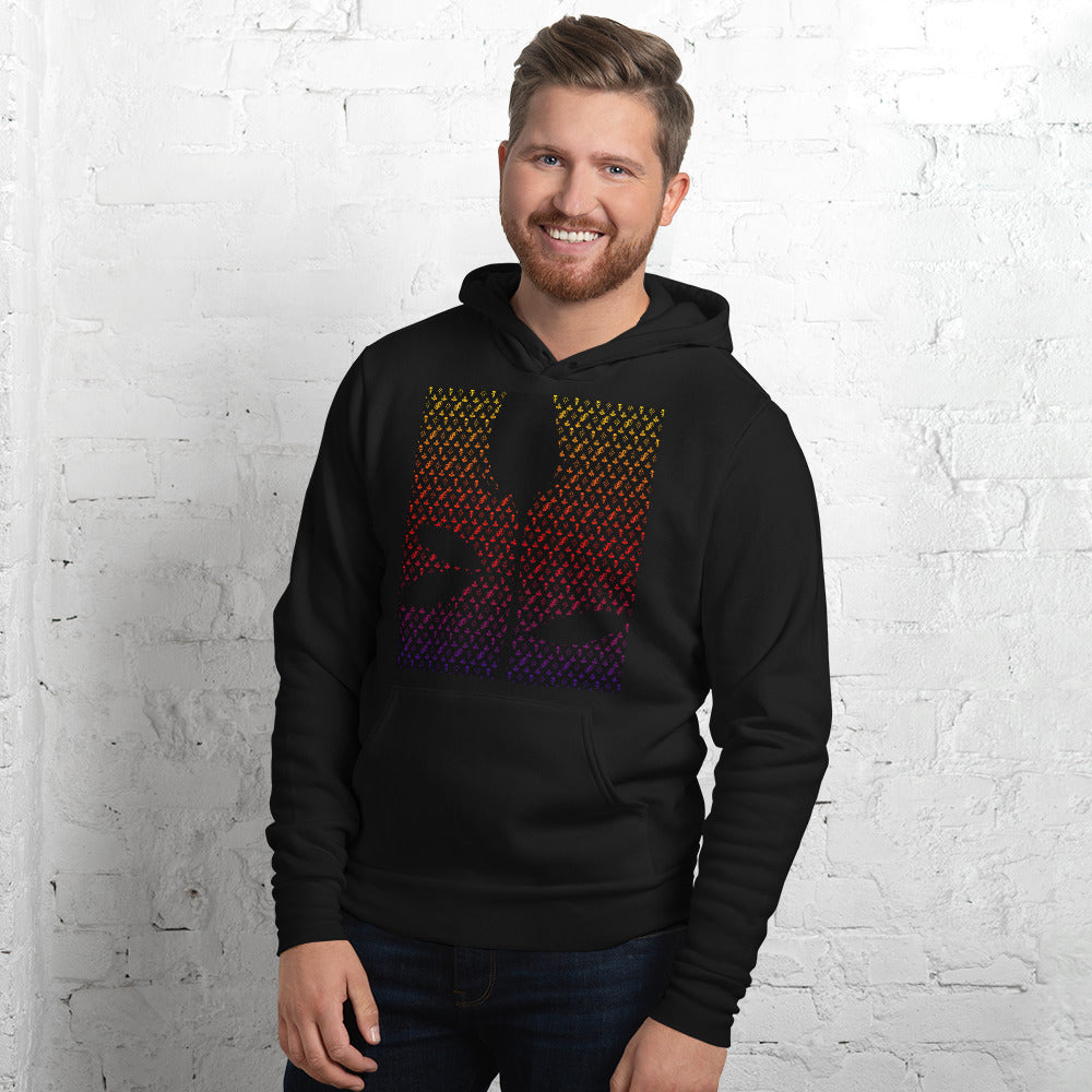 JPMonogram Rose | fleece unisex hoodie