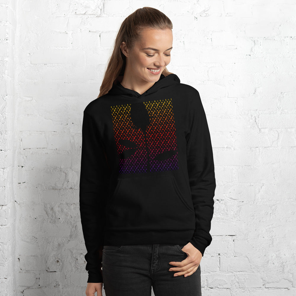 JPMonogram Rose | fleece unisex hoodie