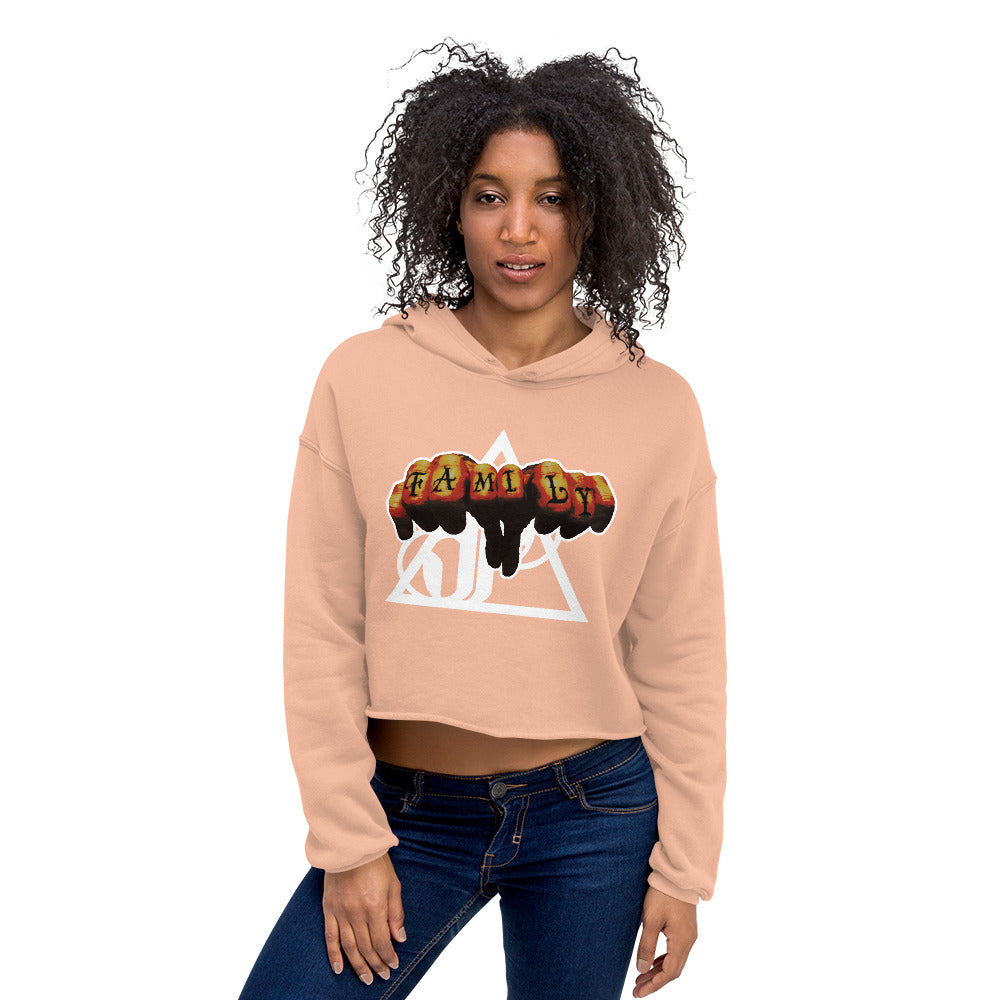 Family | crop hoodie