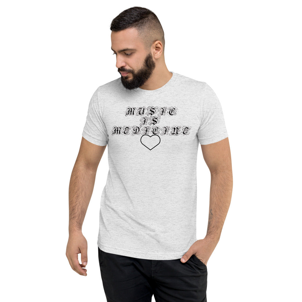 MusicIsMedicine | unisex tri-blend t-shirt