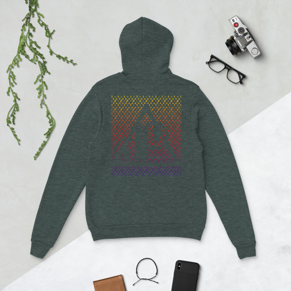 JPMonogram Rose | fleece unisex hoodie