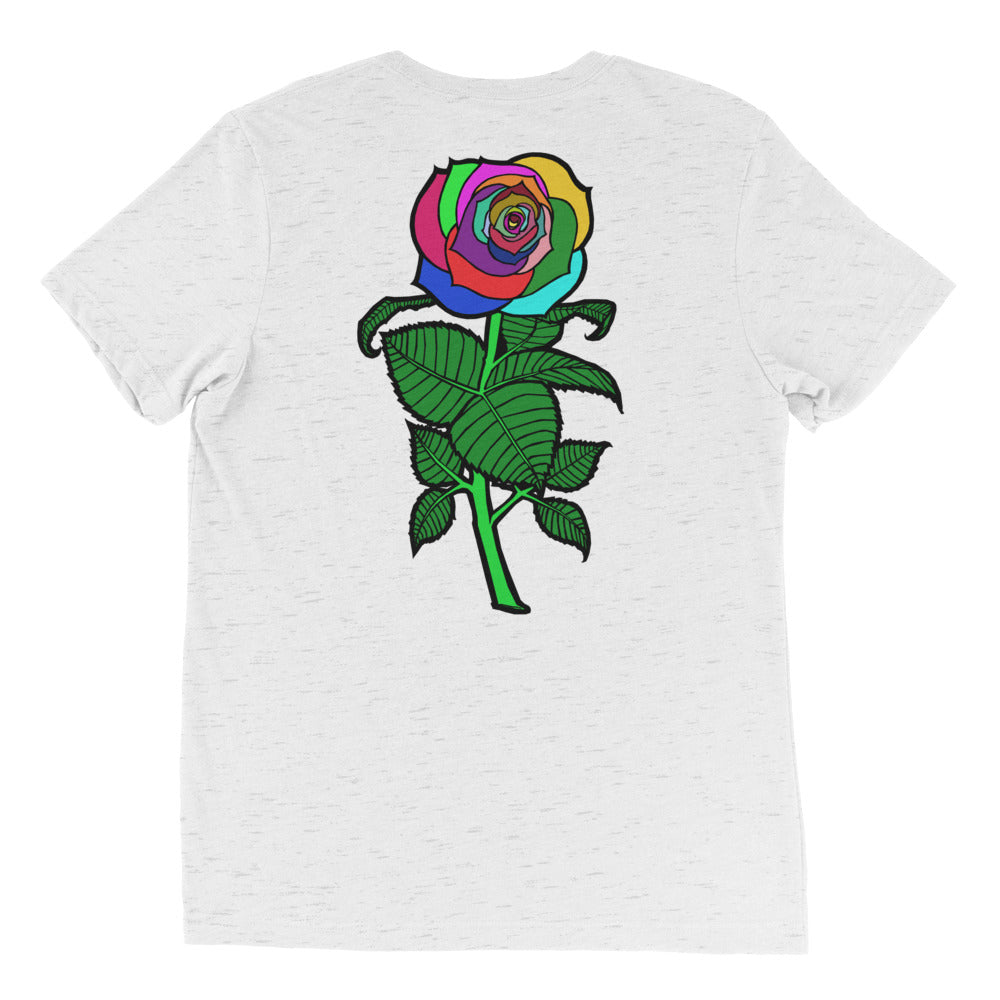 Big Bold Rose | women's tri-blend t-shirt