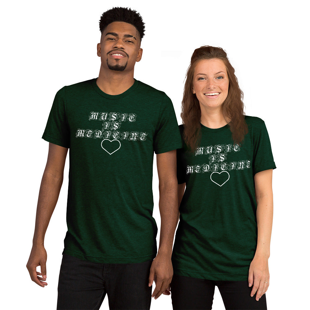 MusicIsMedicine | unisex tri-blend t-shirt