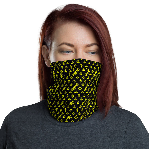JPMonogram | yellow neck gaiter