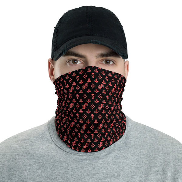 JPMonogram | pink neck gaiter