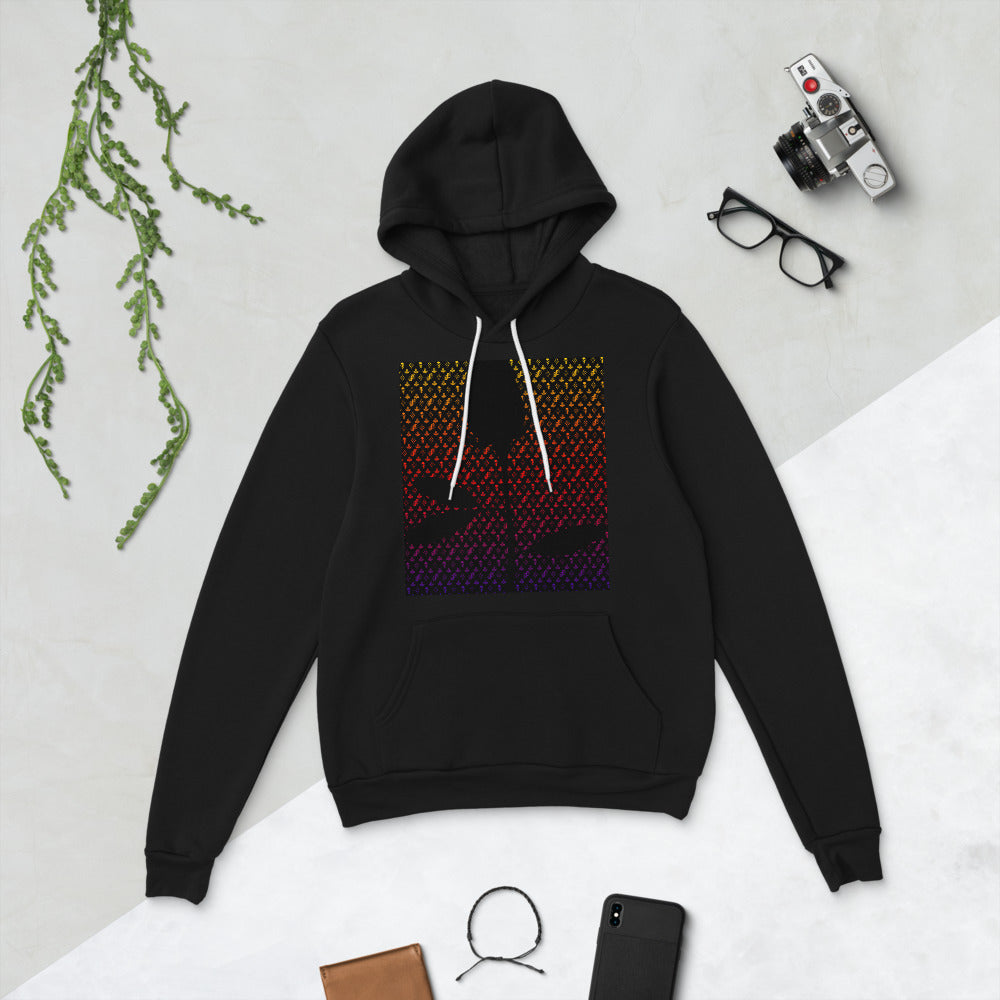 JPMonogram Rose | fleece unisex hoodie