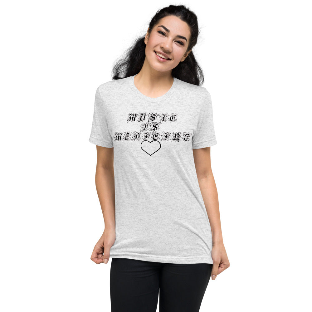 MusicIsMedicine | unisex tri-blend t-shirt