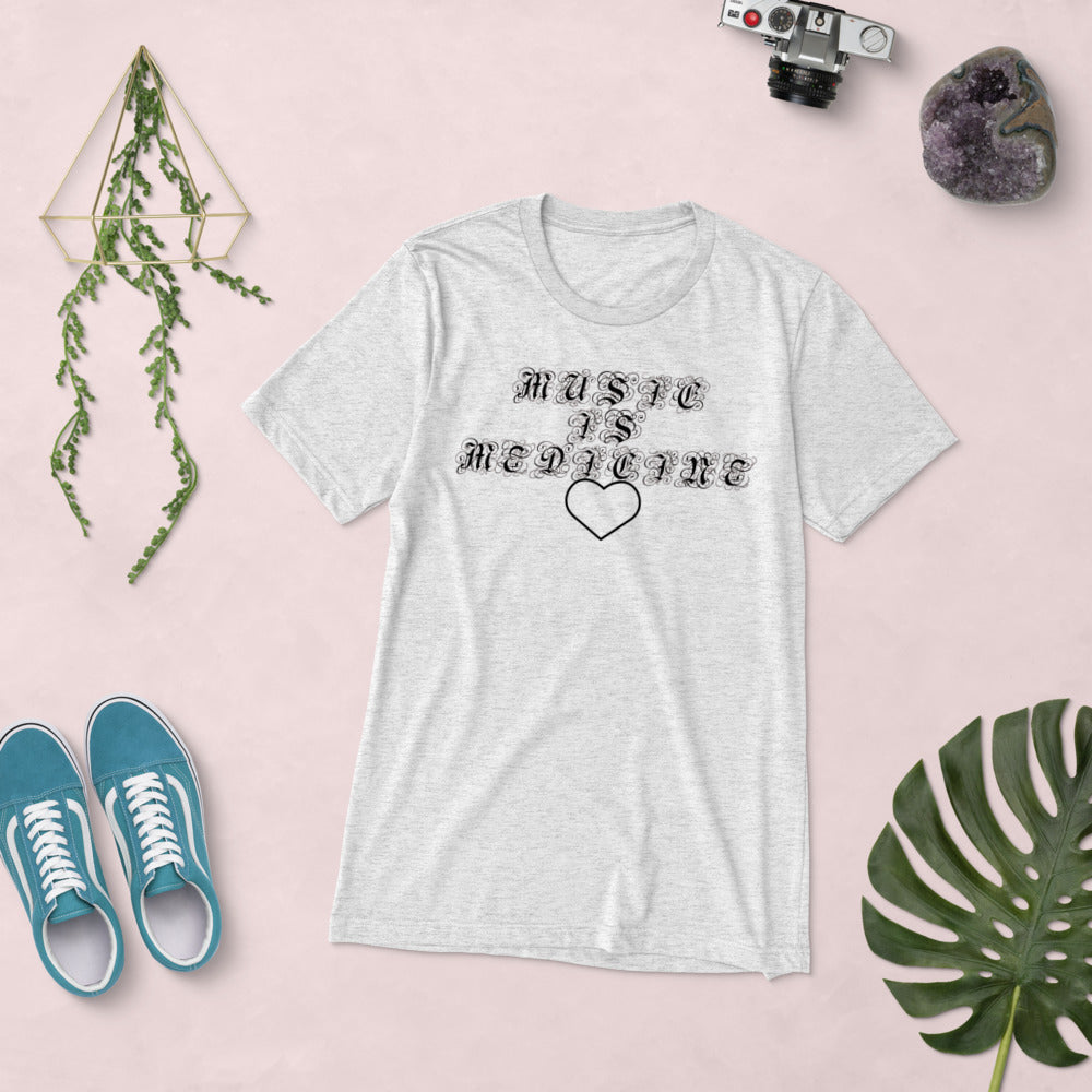 MusicIsMedicine | unisex tri-blend t-shirt