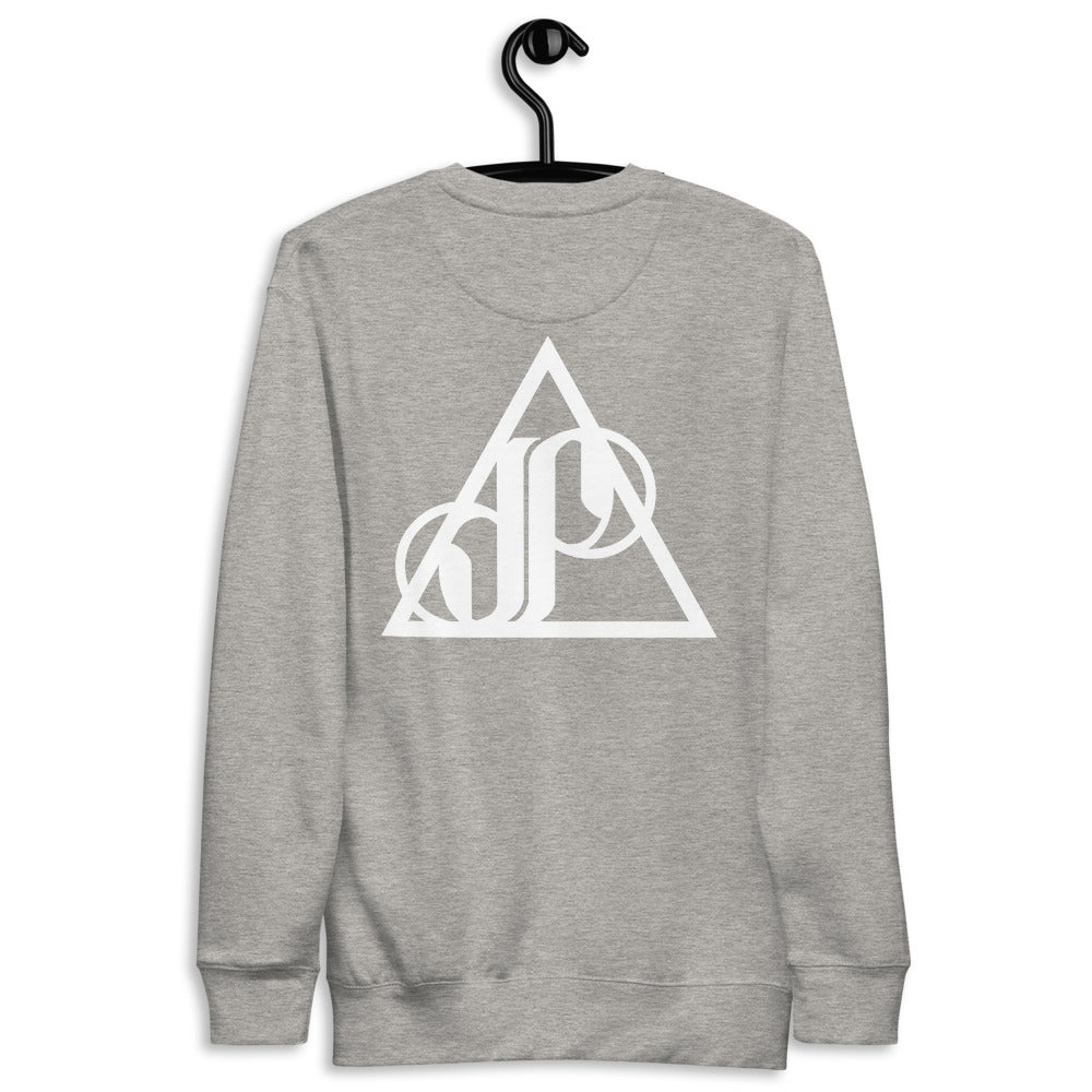 Cycle Life Initial Black | unisex fleece pullover