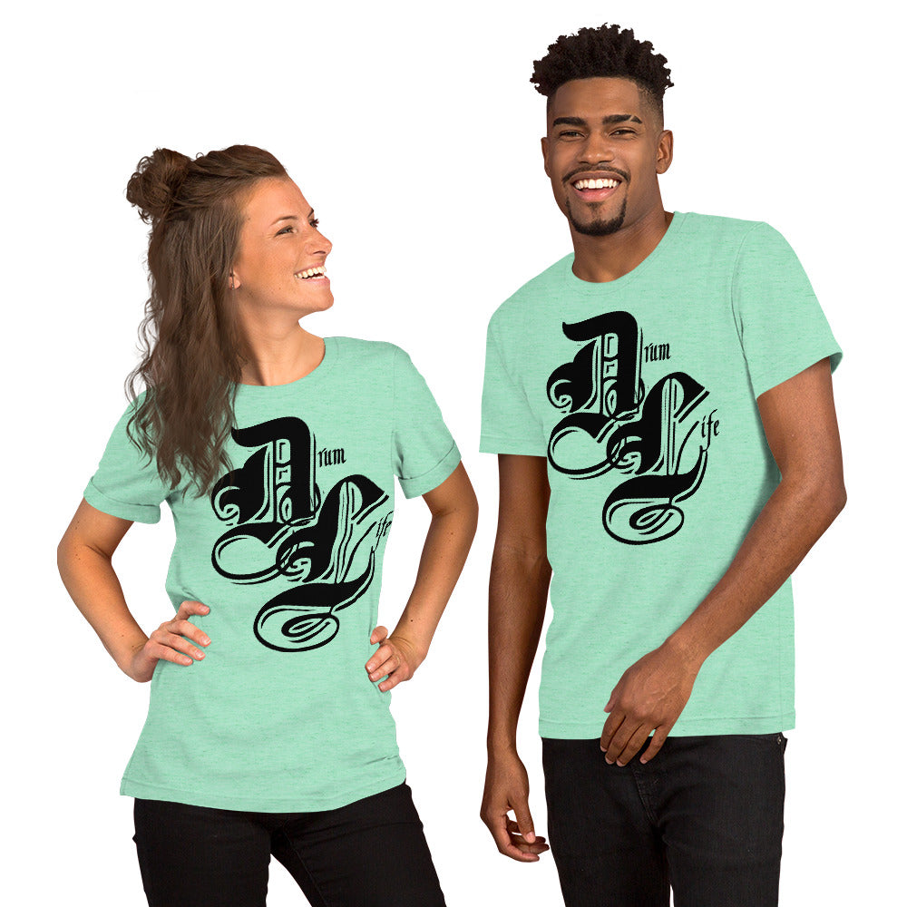 Drum Life Black | unisex cotton t-shirt