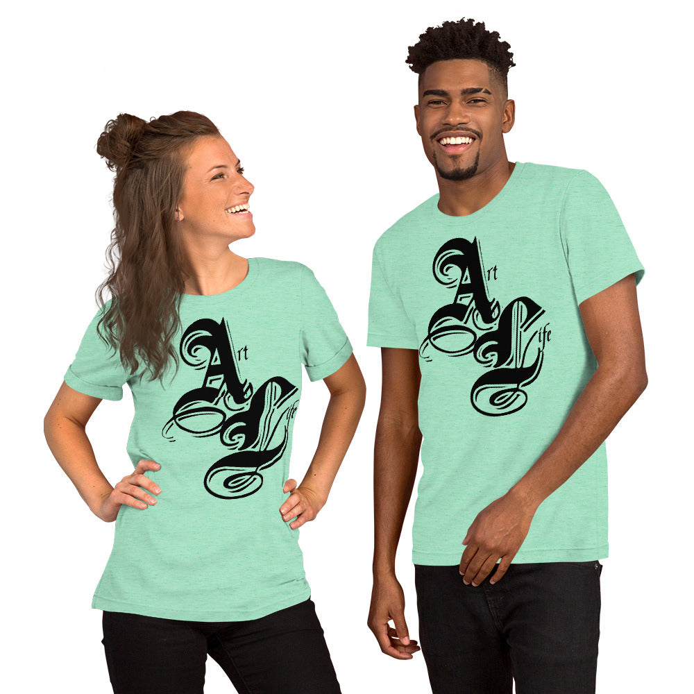 Art Life Black | unisex cotton t-shirt