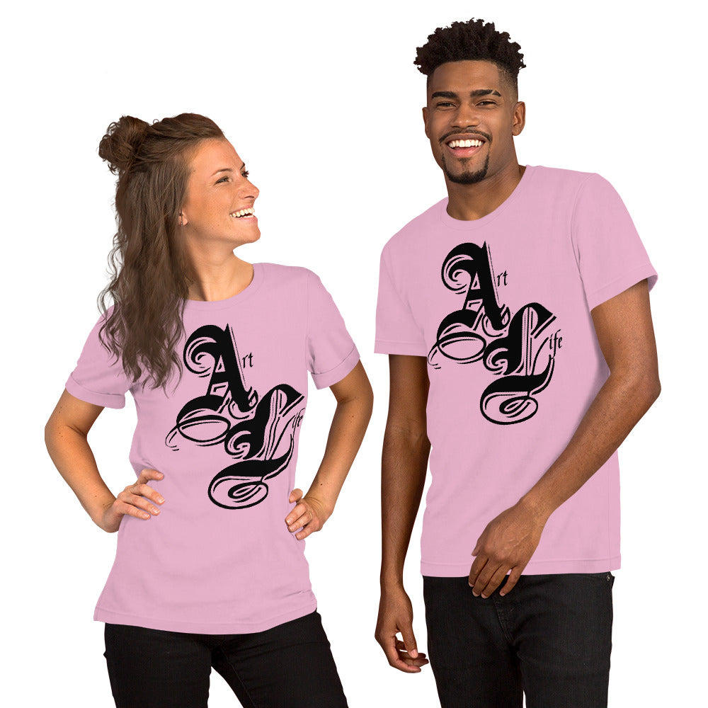 Art Life Black | unisex cotton t-shirt