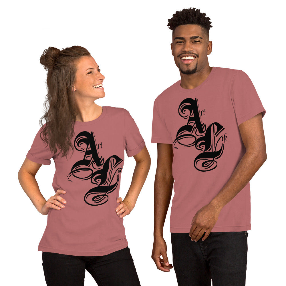Art Life Black | unisex cotton t-shirt