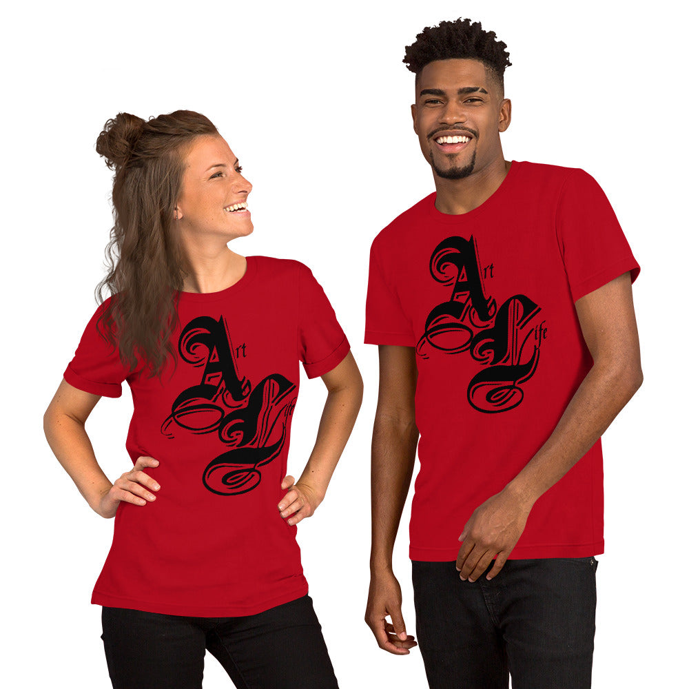 Art Life Black | unisex cotton t-shirt