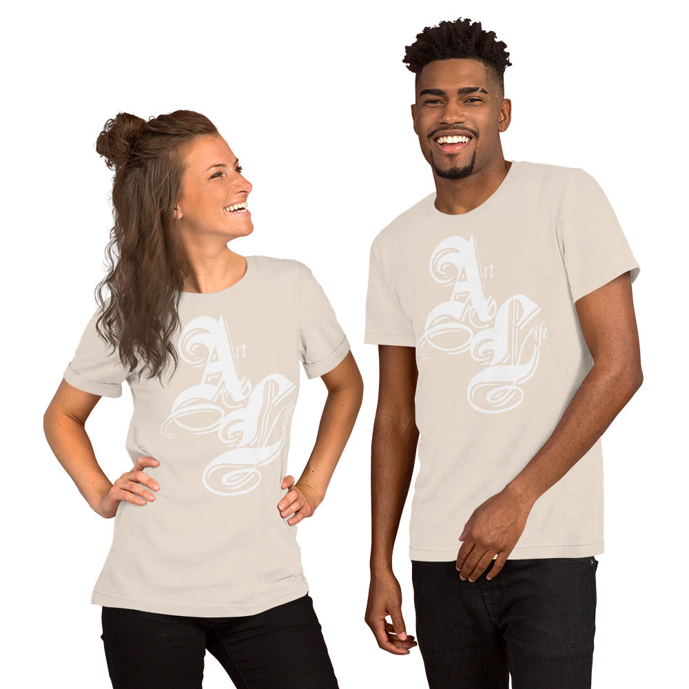 Art Life White | unisex cotton t-shirt