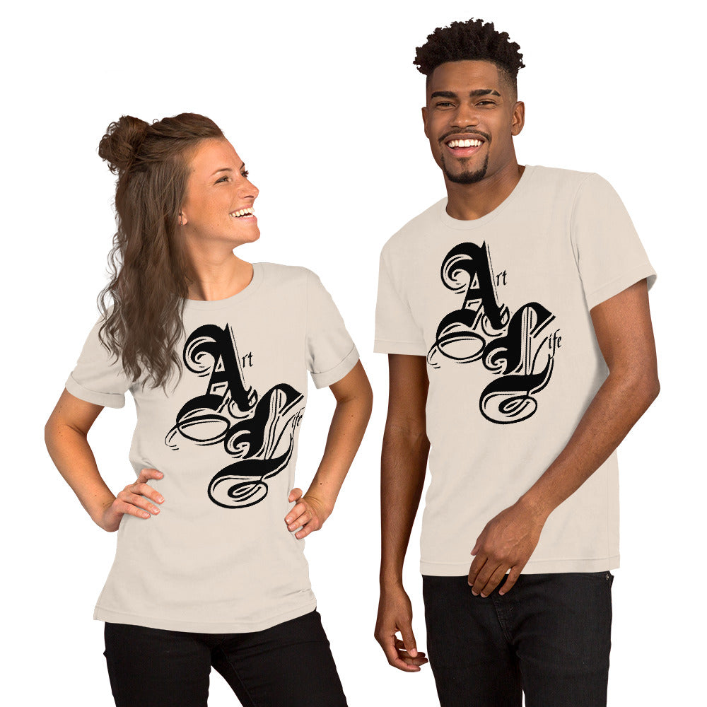 Art Life Black | unisex cotton t-shirt