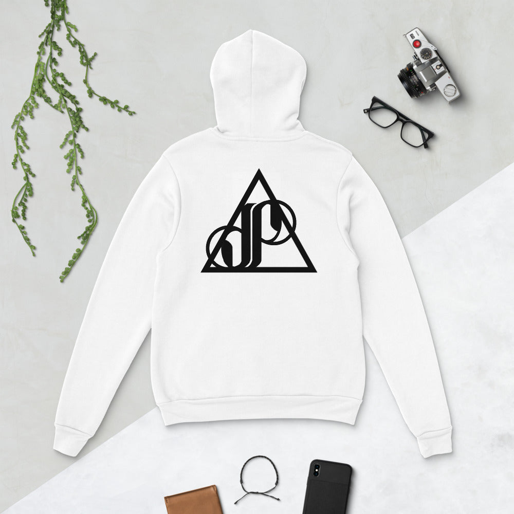 Drum Life White | unisex fleece hoodie